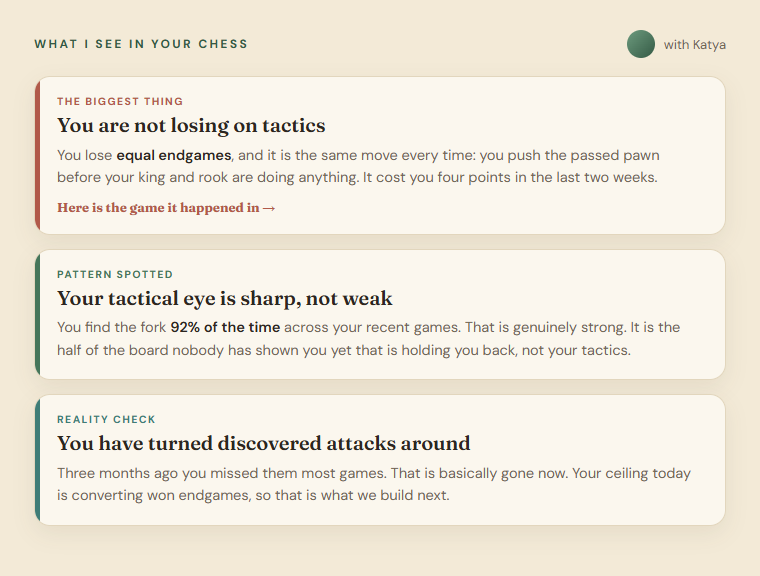 It knows your game